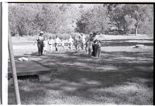 BW Photos of Junior Ranger Activities in Zion.