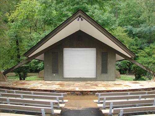 Rehab Campground Amphitheater at Hot Springs National Park in August 2009