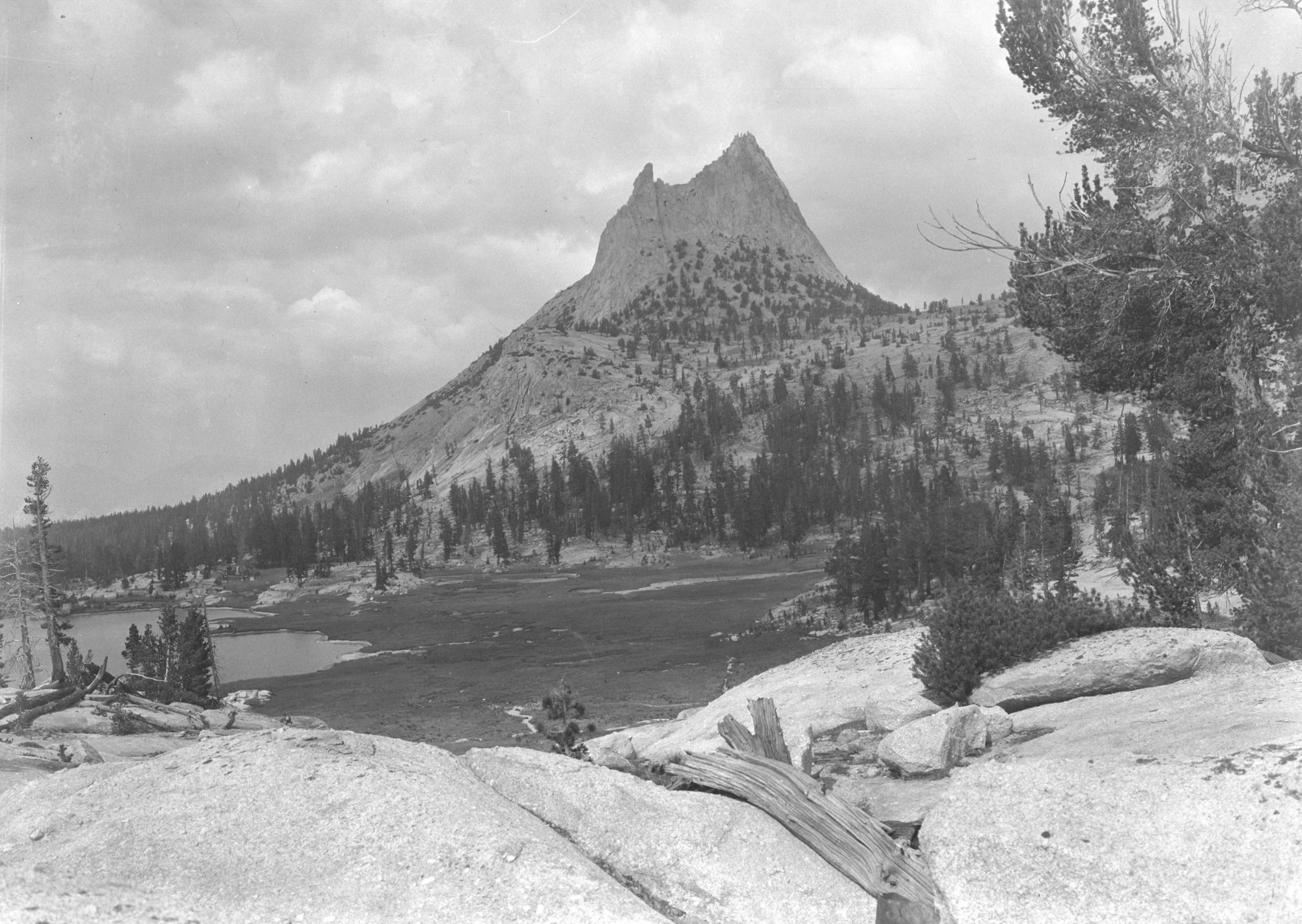 Cathedral Peak from Sunrise Trail