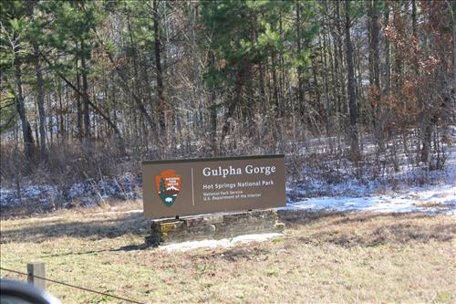 Replace Entrance Signs at Hot Springs National Park in July 1, 2014