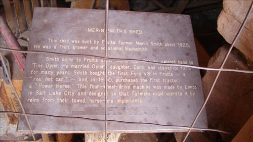 Wayside Exhibit Inventory Capitol Reef National Park January 2009 Group 2