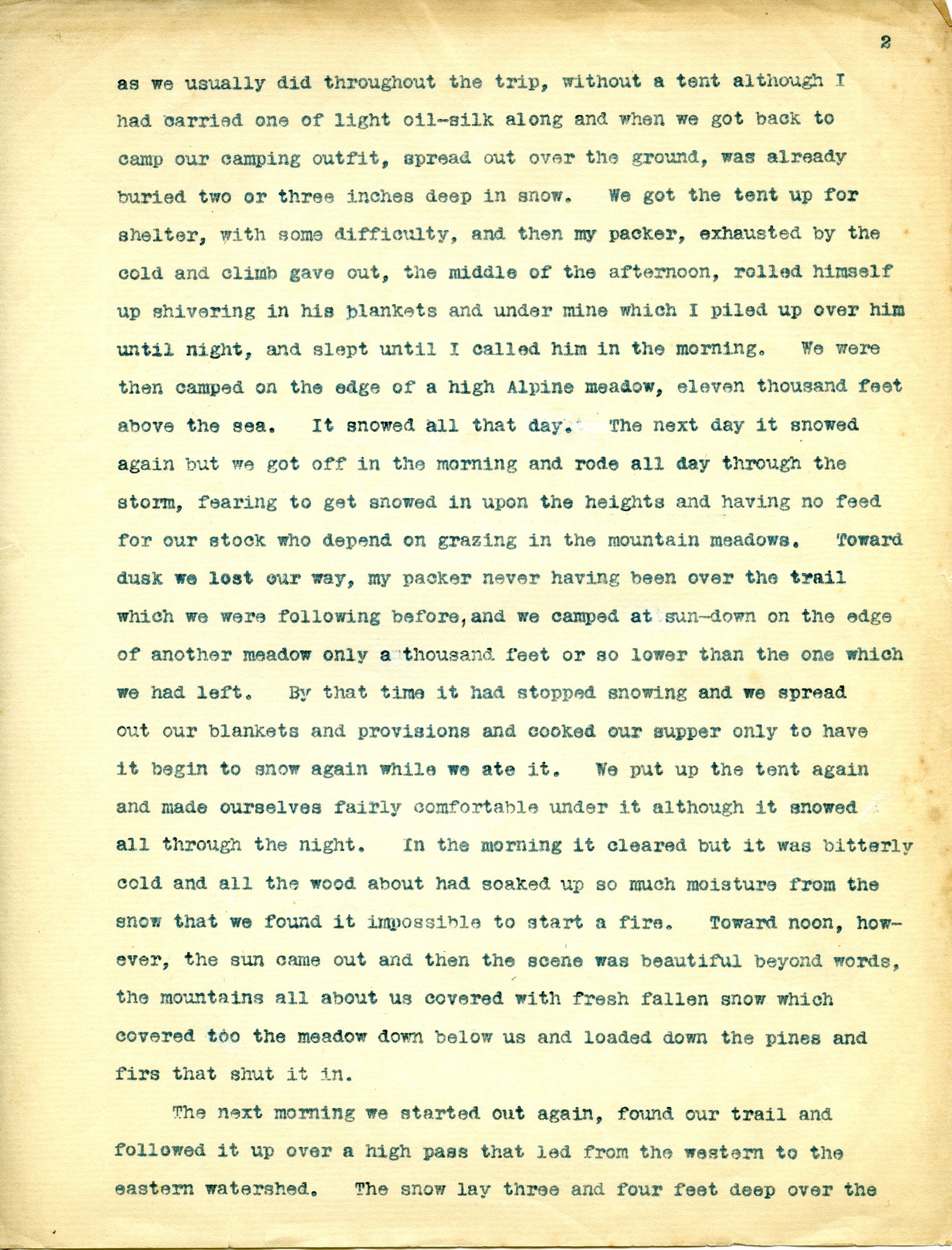 Journal, Dorr, Trip Out West, nd p.2