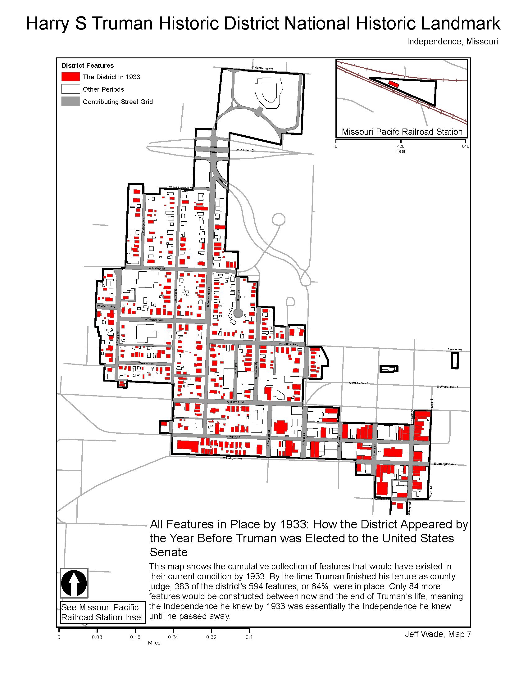 Map of the resources in place by the year before Harry Truman ran for election to the United States Senate in 1933.