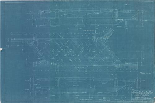 20180.BL-Morristown, NJ [1 mile east]--Overhead highway bridge, Sneedens Crossing [1914-1915]