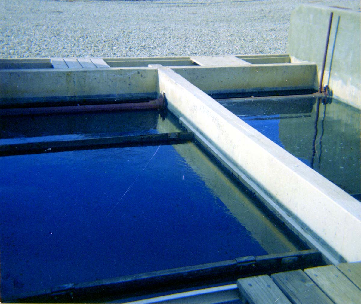 Sewer treatment plant.