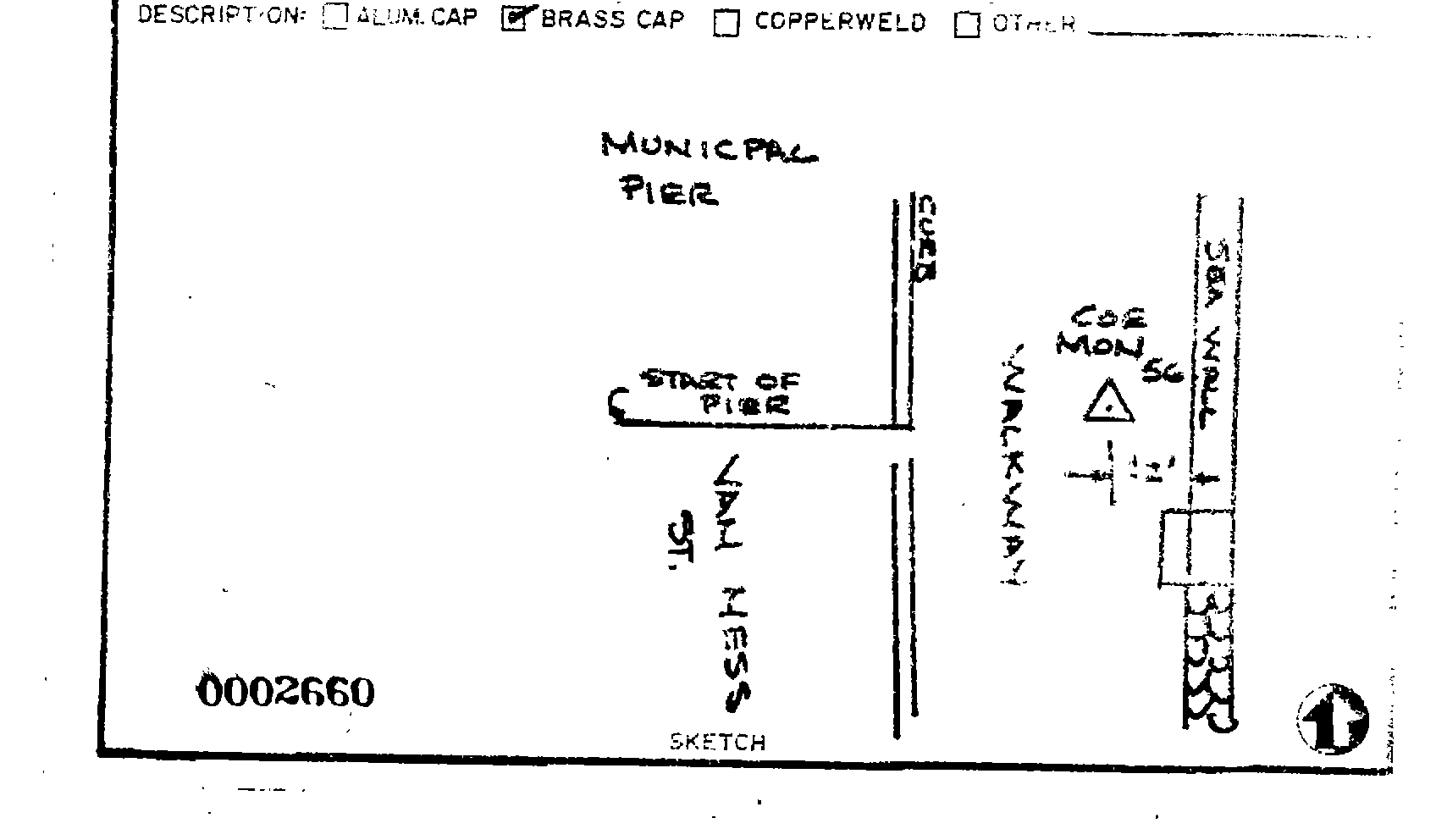 00002660 Survey Monumentation Sketch