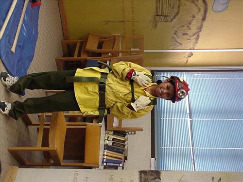 Fire education at Petrified National Park