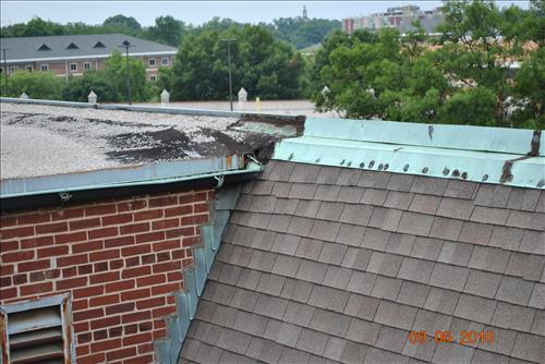 Clark Atlanta University; Arnett Hall roof restoration September 2010