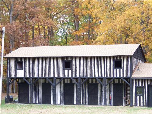Repair of historic horse stable at Prince William Forest Park