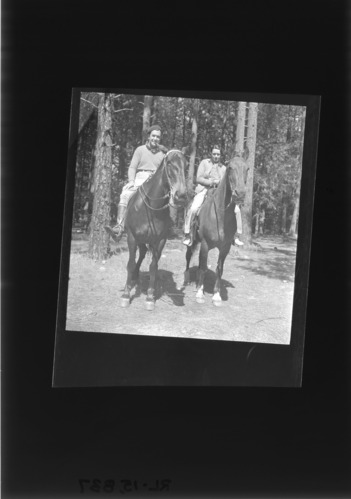 Mr. & Mrs. John Mack Brown of Beverly Hills while staying at the Ahwahnee.