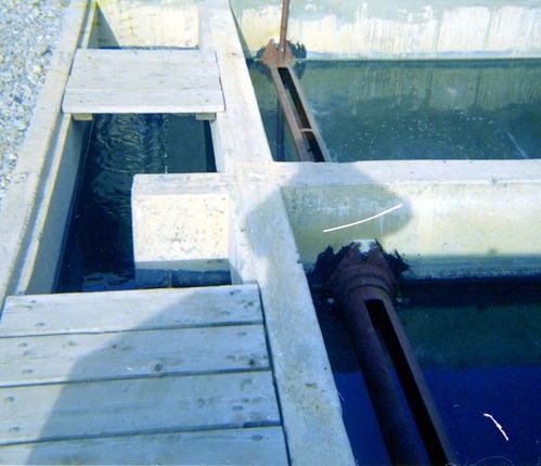 Sewer treatment plant.