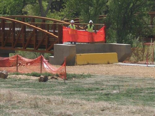 Bridge over Animas River and AZRU Boundary