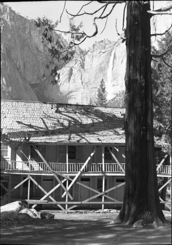 Rear of old Cedar Cottage.