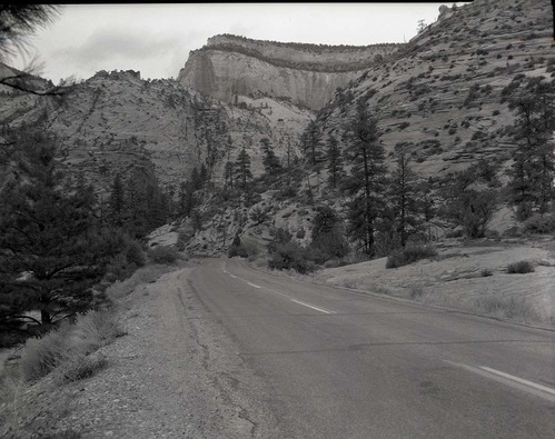 Location of parking area, start of trail at Petroglyph Canyon.