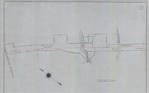 52419.LK--Property Map--Warren Railroad--Bridgeville to Delaware, NJ