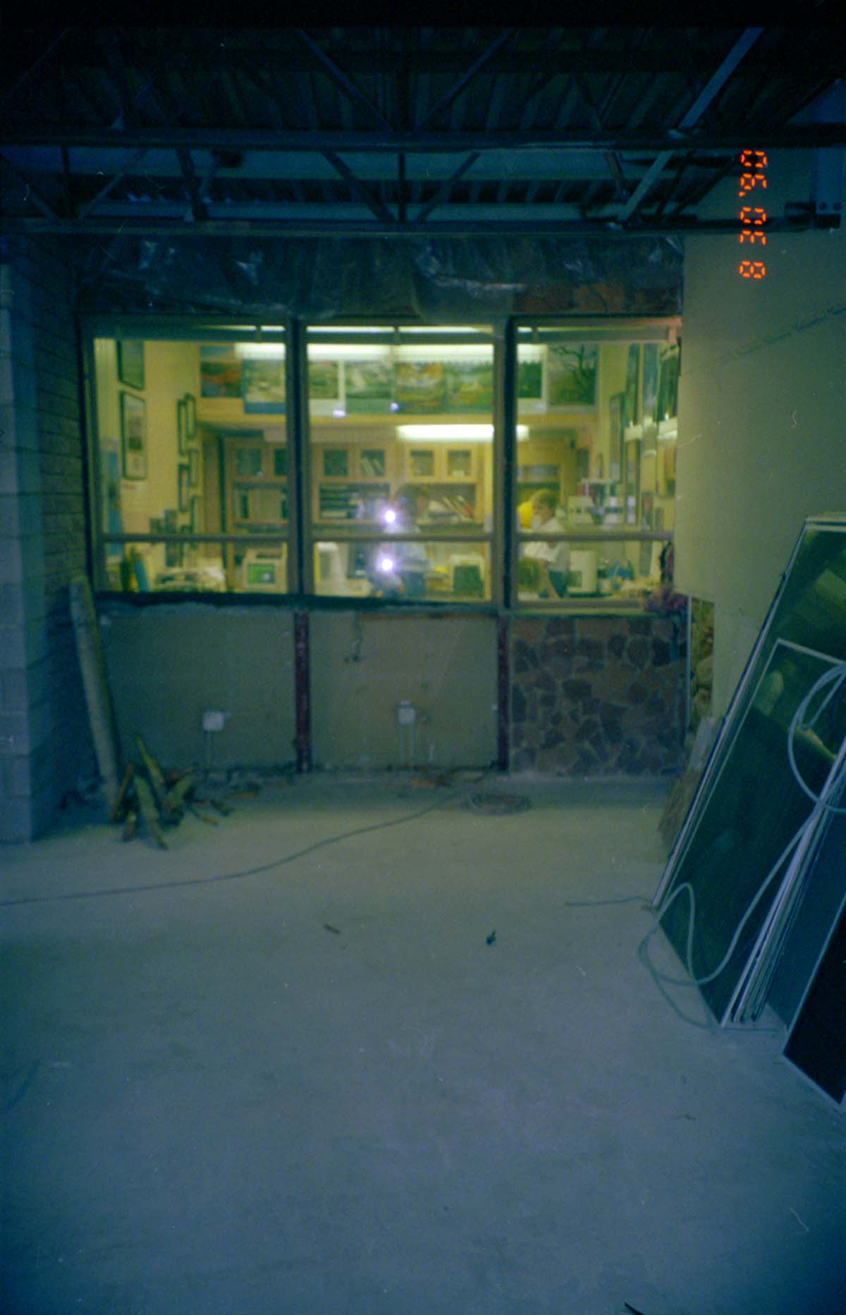 Construction of headquarters addition.