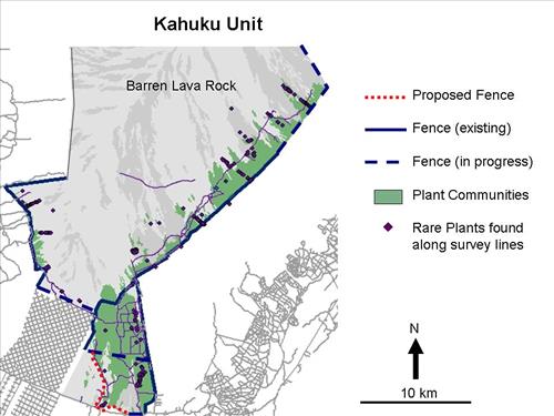Proposed fence for Kahuku unit November 2012