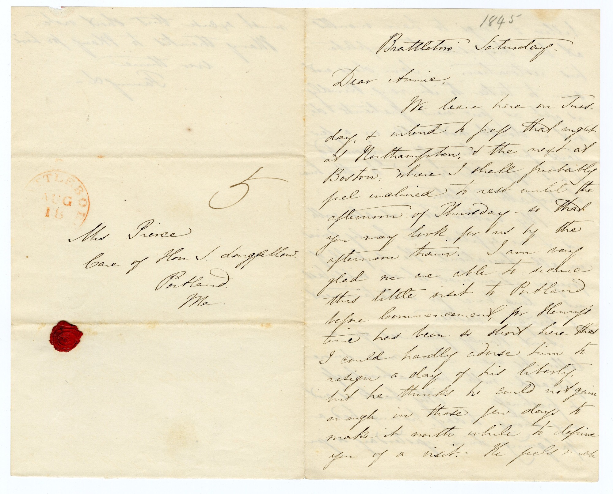 Manuscript letter
