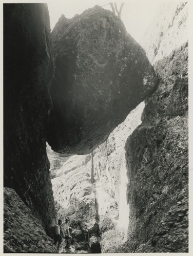 Talus Boulder at Proposed Bear Gulch Dam Site