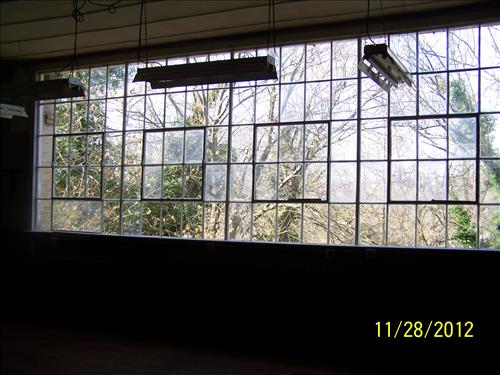 Views of features where asbestos containing materials (ACM) were abated in HAFE park buildings: 1B, 1D, Shipley School and Nash Main House; in Harpers Ferry NHP/NPS on November 28, 2012.