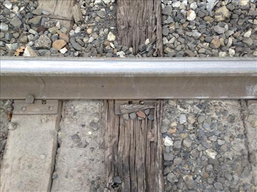 Before Pictures of Steamtown Runner track Repairs from SR-7 to West Crossing May 2015