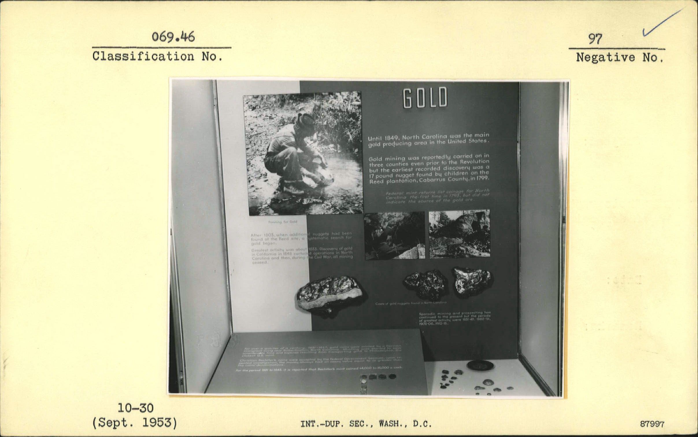 Gold exhibit
