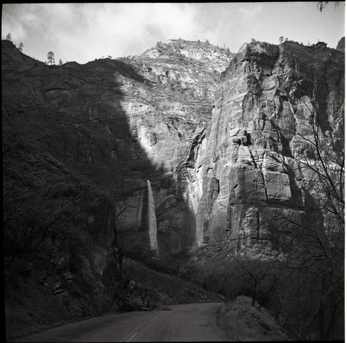 BW Photo of flood damage from 1966 flood.