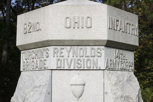 Ninety-Second Ohio Infantry Regiment Monument