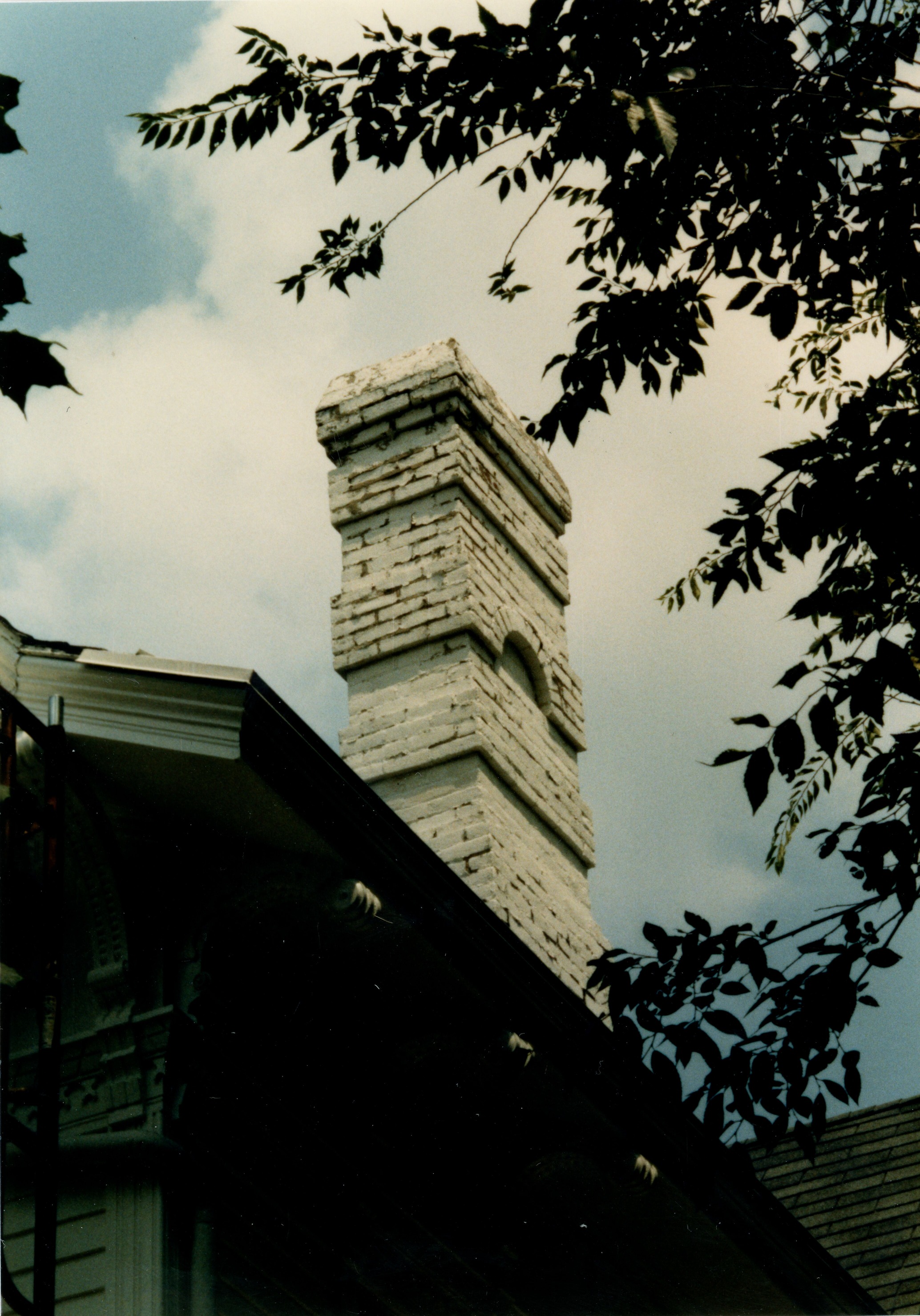 Exterior view of chimney in HSTR south side