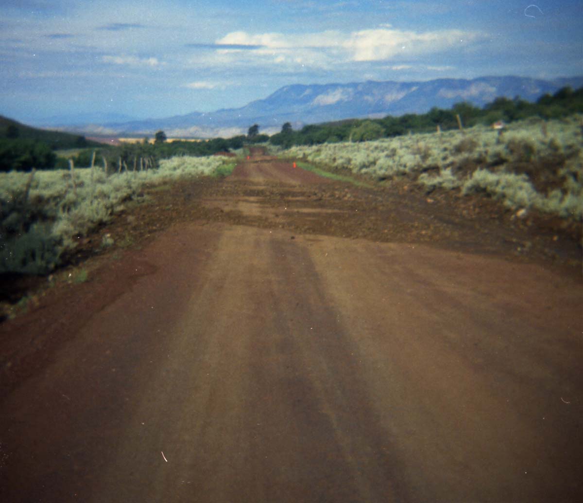 Color Photos of rock slides in Kolob Canyon.