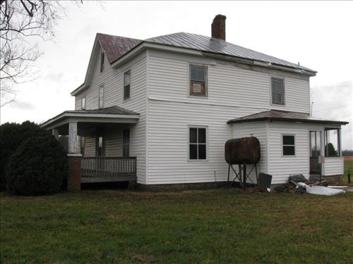 Historic West House in need of repair and stabilization at Richmond National Battlefield Park in January 2012