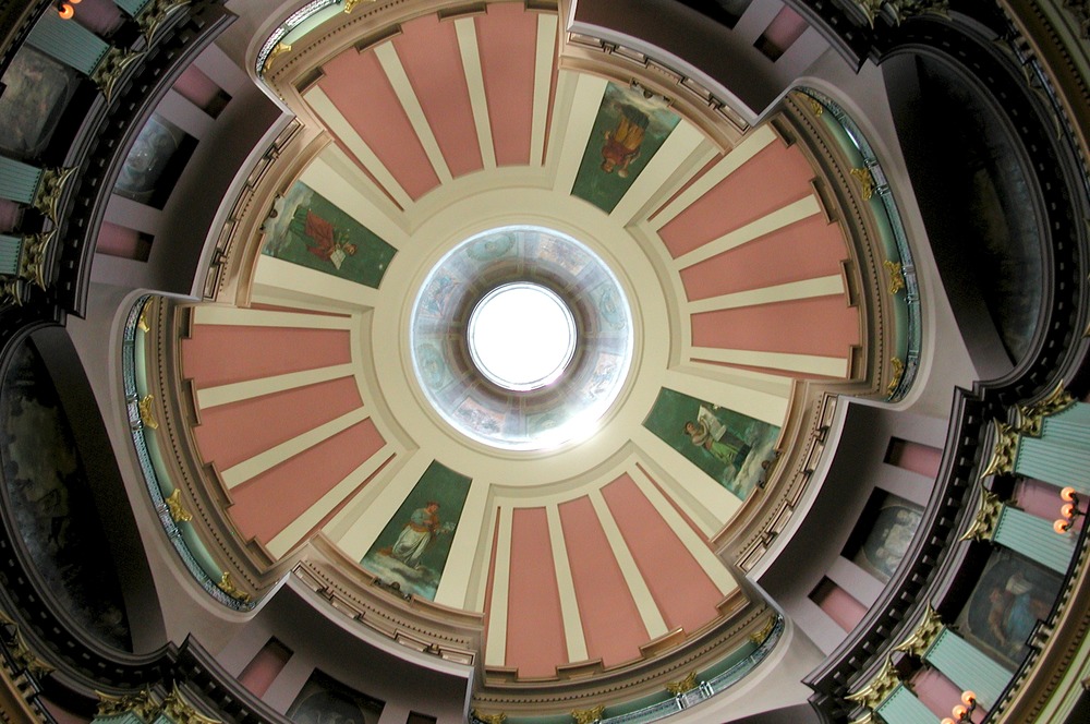 Interior dome of Old Courthouse