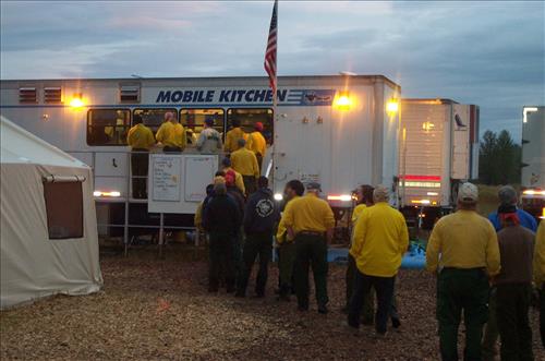 Robert Fire Camp, Glacier NP, 2003