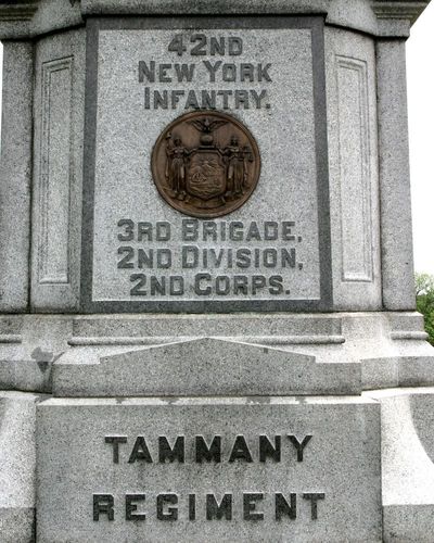 42nd New York Infantry Monument