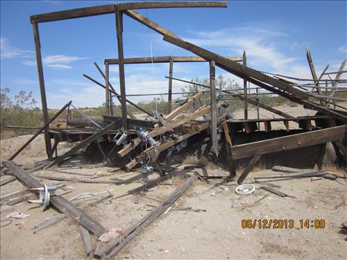 Telegraph Mine's environmental contamination related to gold processing.
