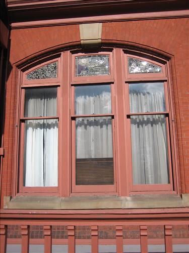 2011 Images of exterior decorative elements of Thomas Edison's Queen-Anne home, Glenmont.