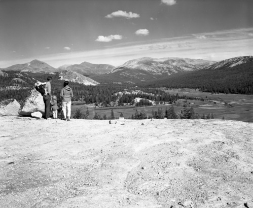 View of Tuolumne Meadows from Pothole Dome.