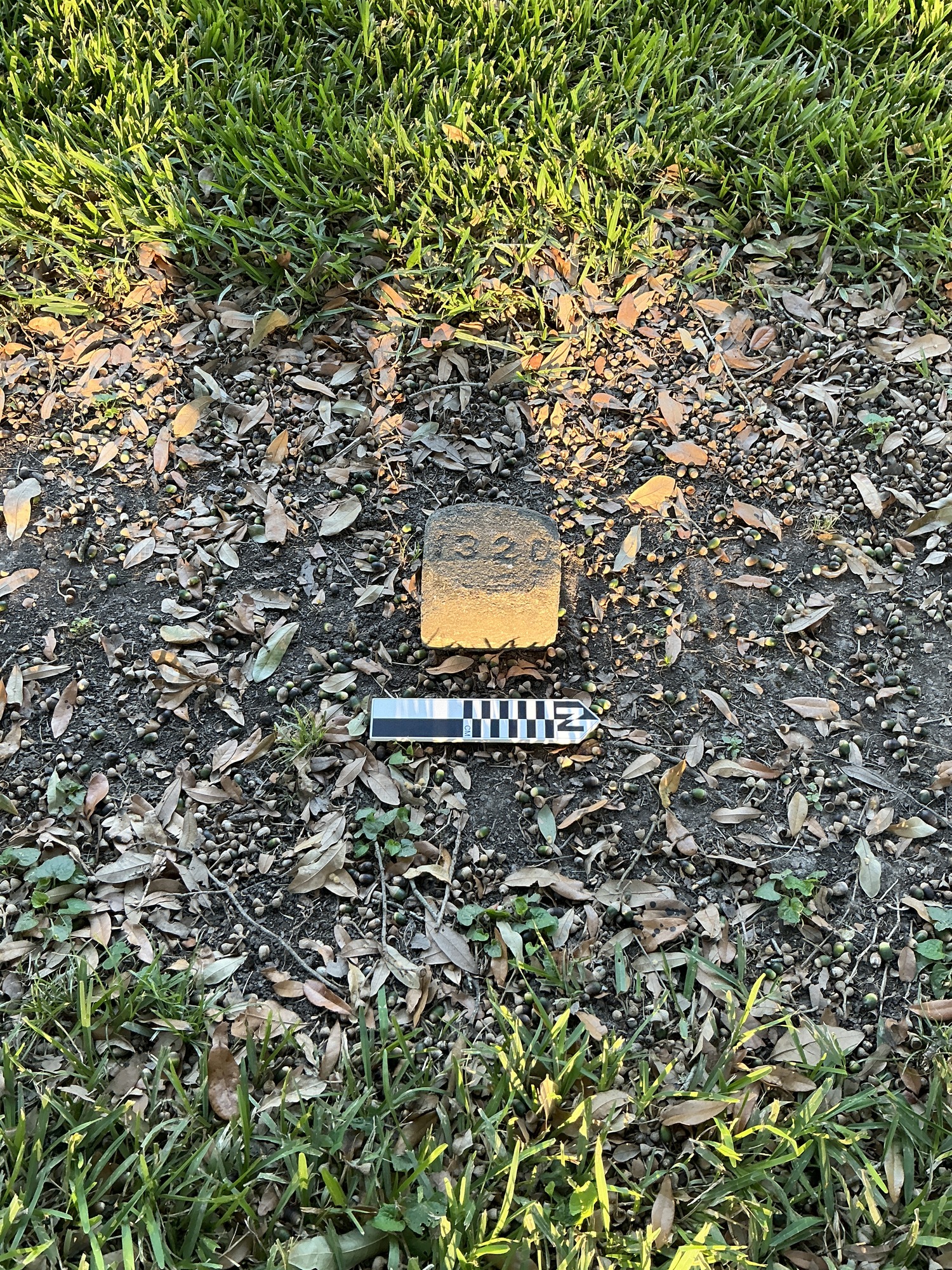 Extra image of flat marble marker