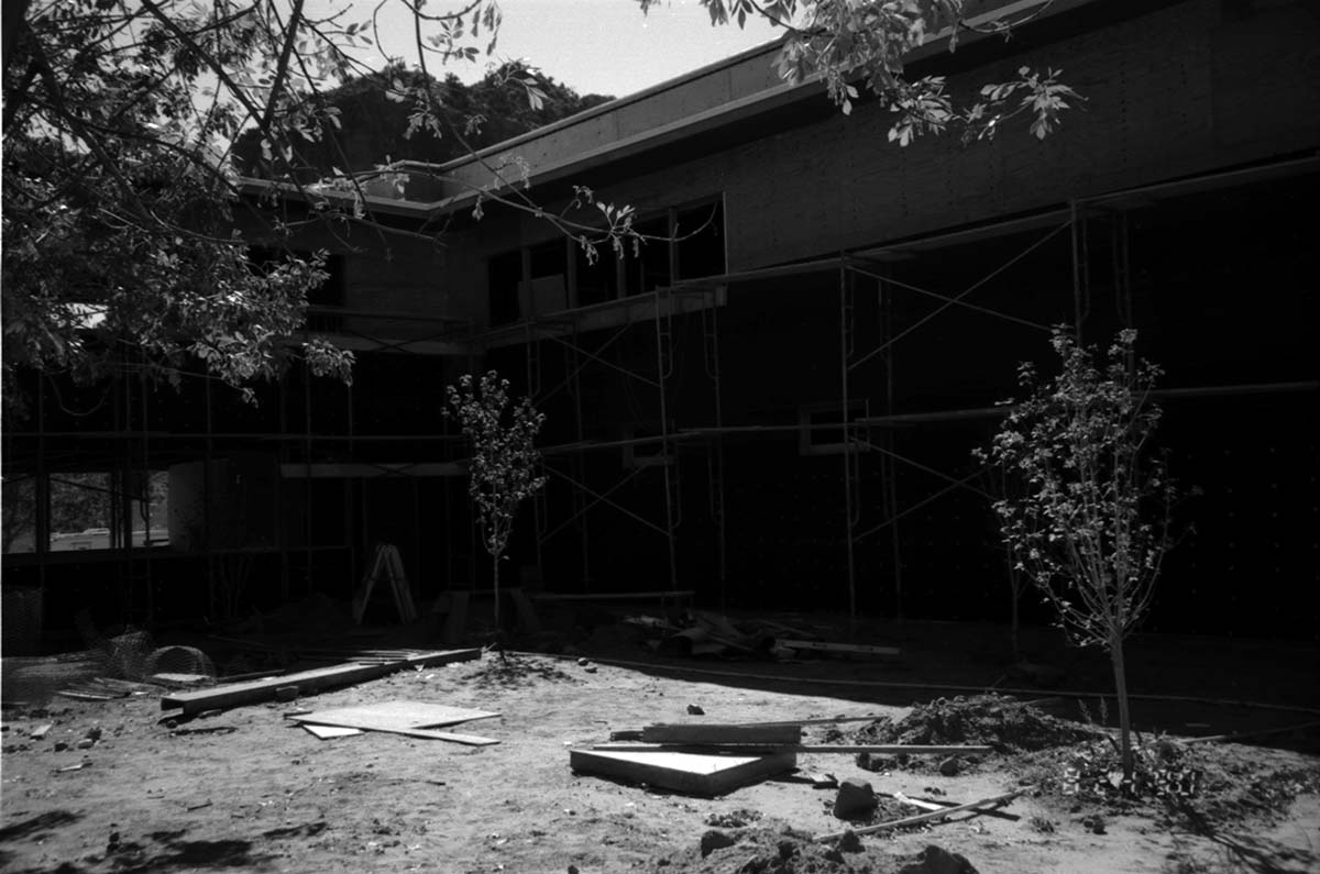 Construction of headquarters addition.