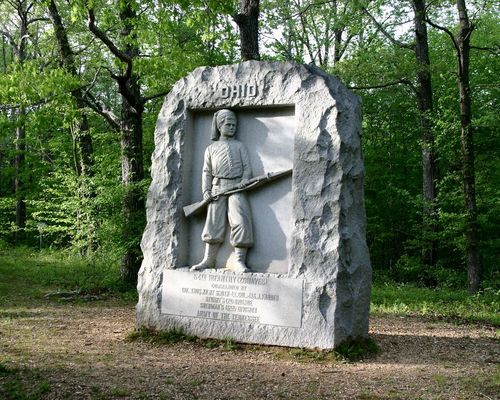 54th Ohio Infantry Monument at Shiloh National Military Park in May 2004