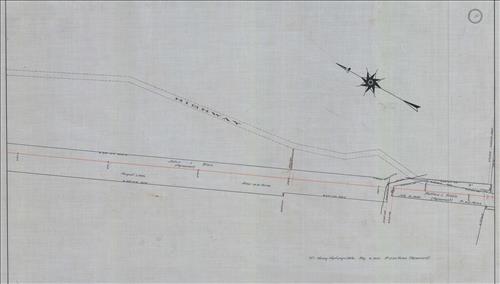 52419.LK--Property Map--Warren Railroad--Bridgeville to Delaware, NJ