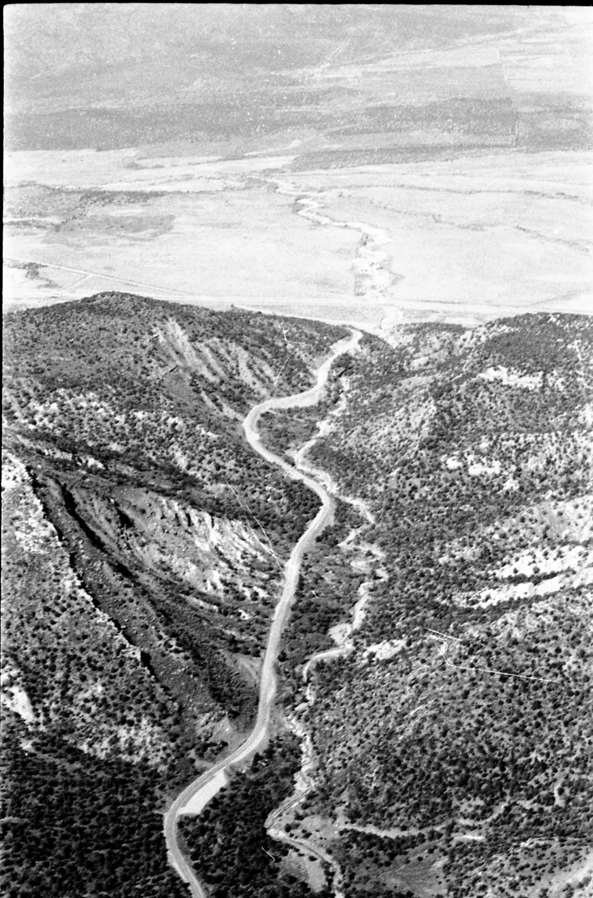 BW Aerial Photos of Zion National Park.