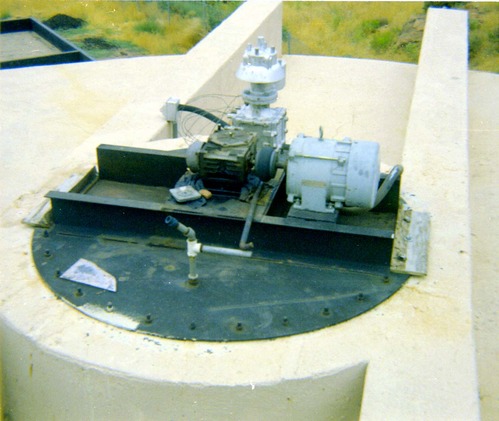 Treatment plant equipment.