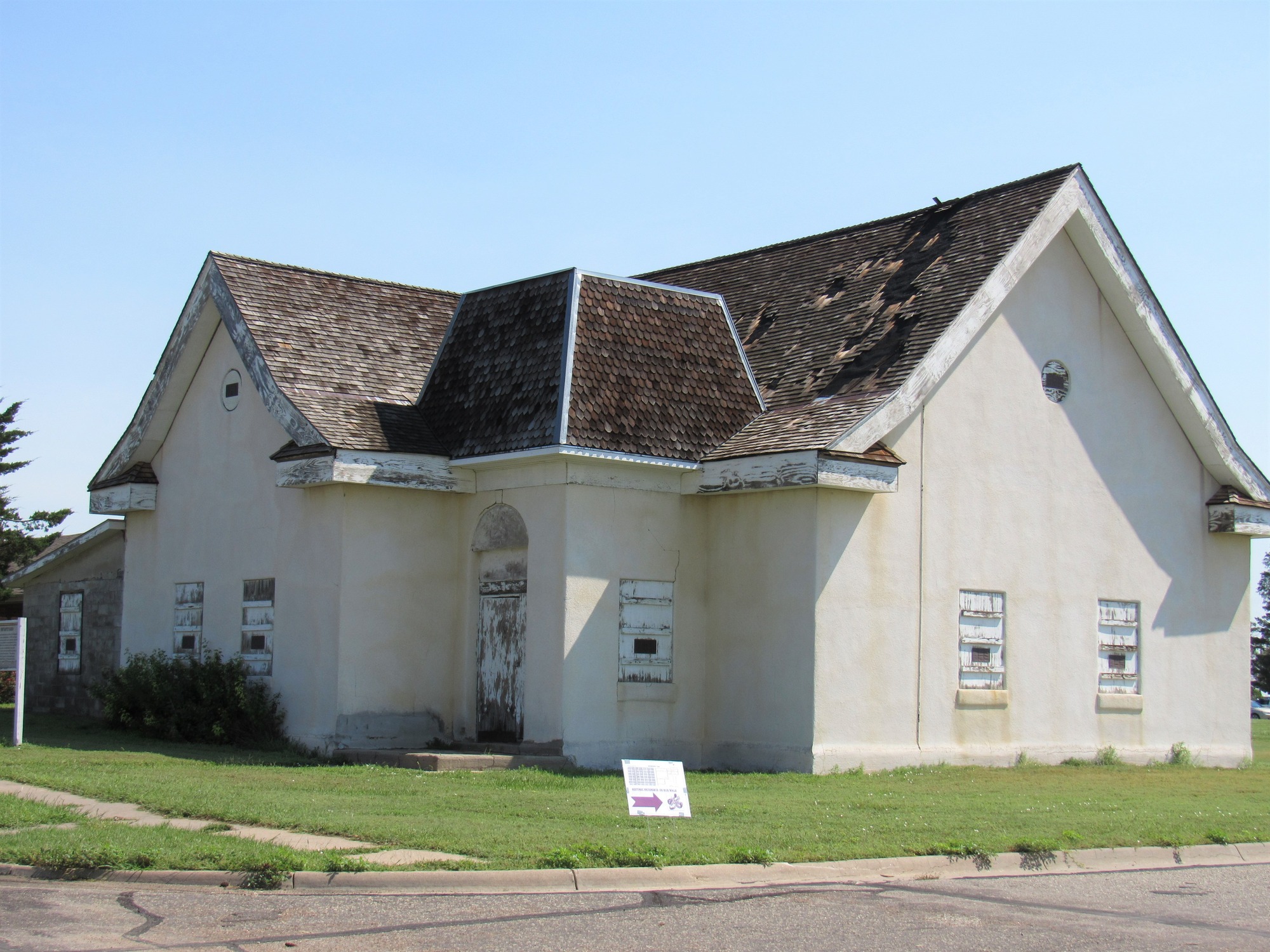exterior of a church building