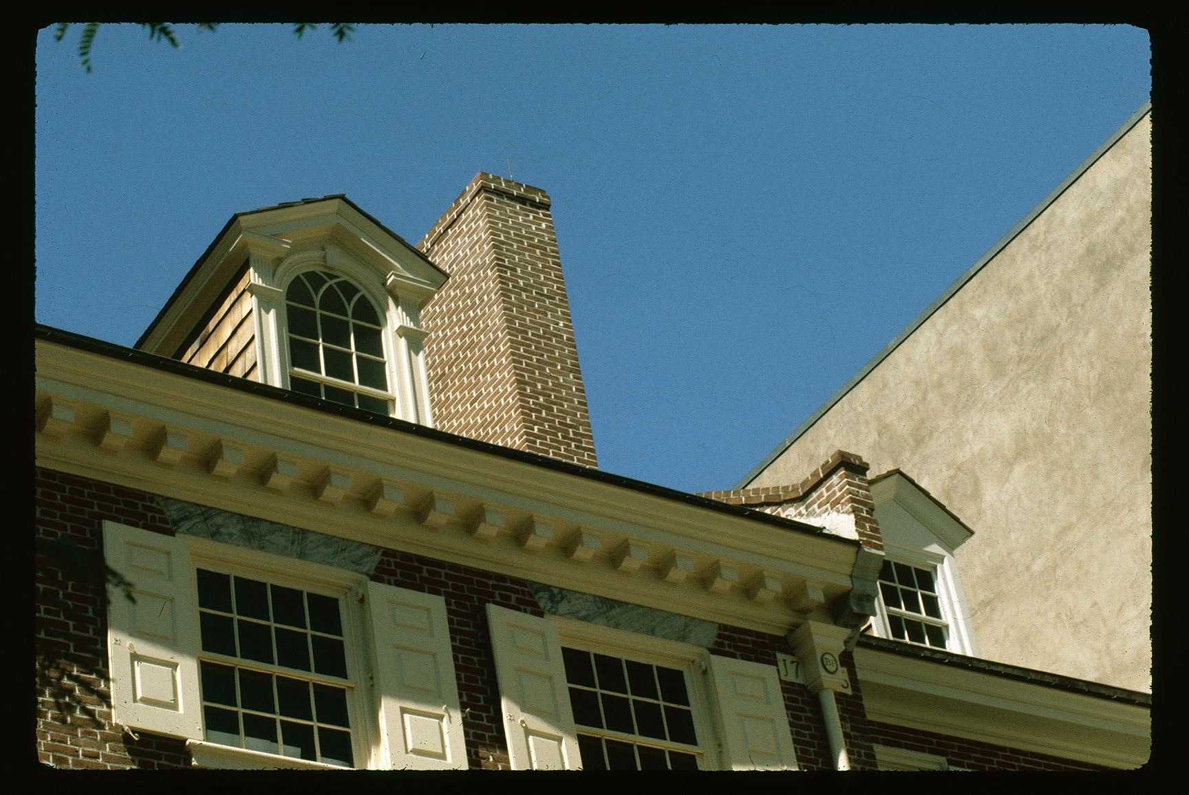 Franklin court south windows