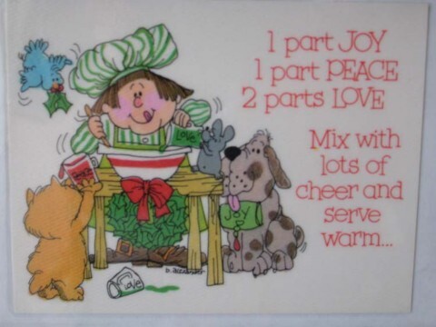 Christmas card and envelope from Andy Gray to “Val Wonderful,” December 1979.