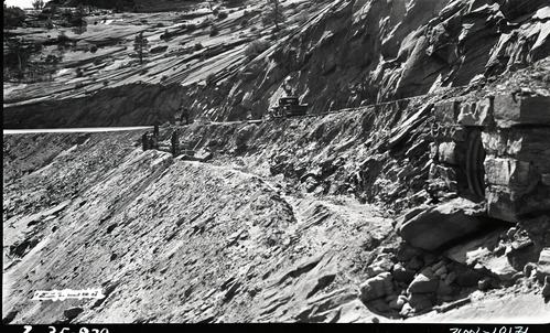 Guard Rail Construction.