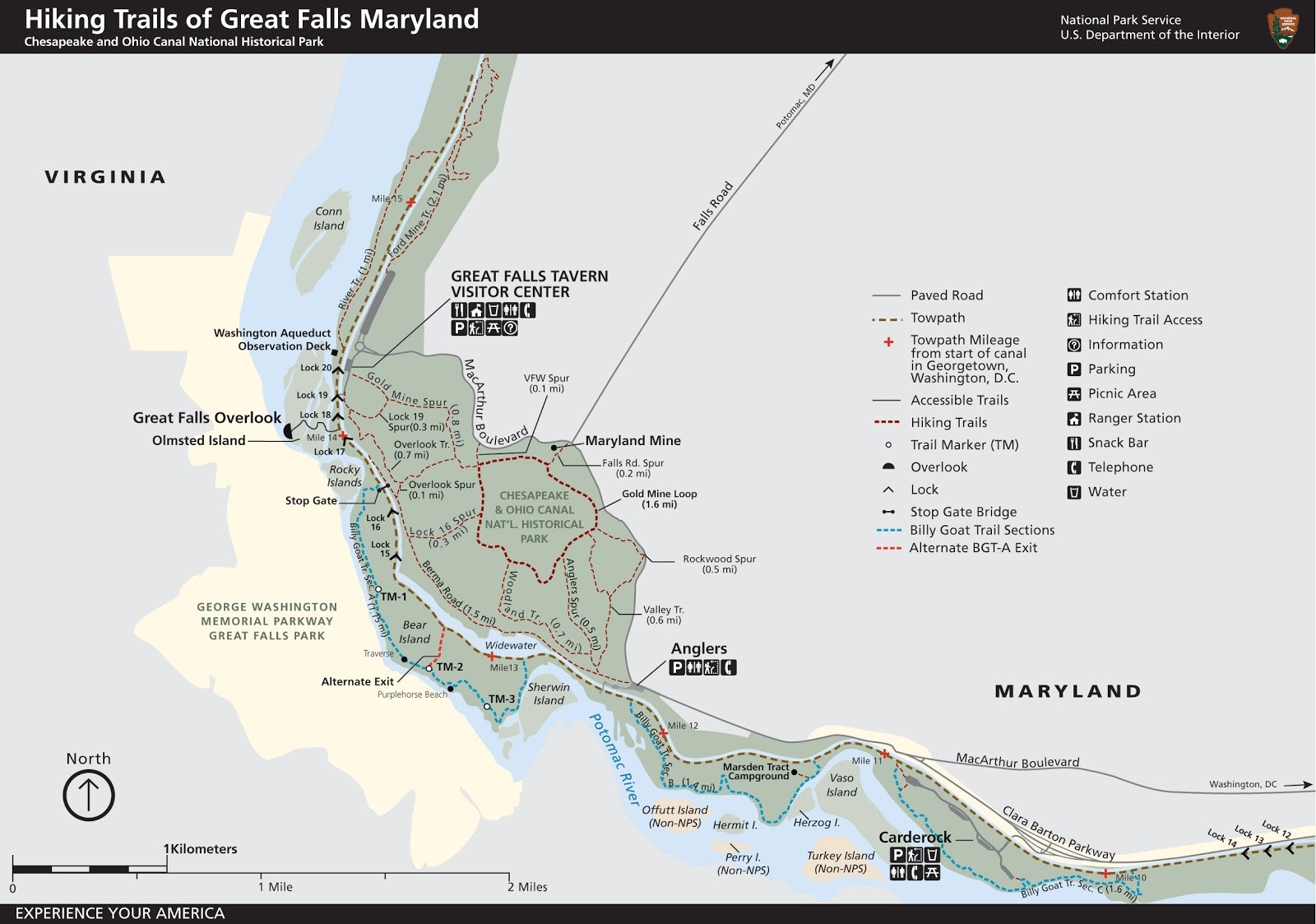Billy Goat Trail Chesapeake & Ohio Canal National Historical Park (U.S. National Park Service)