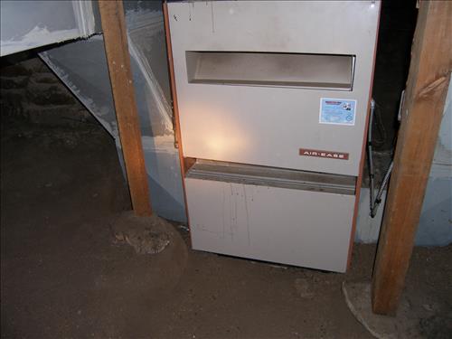 Replacement of heating systems with energy efficient systems in Rocky Mountain National Park, March 2009.