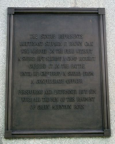 13th Vermont Infantry Monument